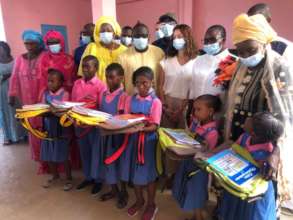 Girls receive schools supplies from Ladies' Turn