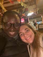 Seyni with Claire, one of the founders of ALKE