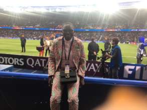 Seyni attends the Opening Match of the World Cup