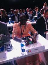Seyni represents Senegal at FIFA Convention