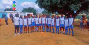 Girls' Team at the Street Soccer Afternoon