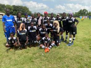 High School Girls' Team at the Closing Festival