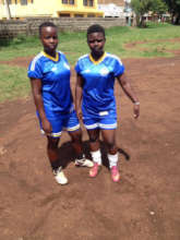 Gladys and Winnie are ready for a winning game!