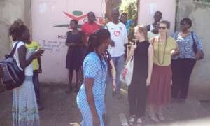 Norwegian Guest Get Tour of MYRC and Manyatta