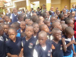 Students at MM Shah Primary gather for 2Jinyce