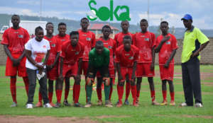 Manyatta United Senior Team at first League Match