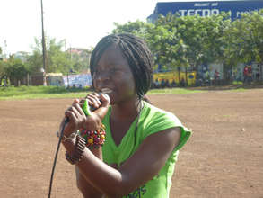 Nahna in rehearsal - Best Female Artist at Vybez