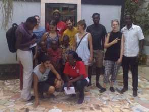 Norwegian interns at our youth centre