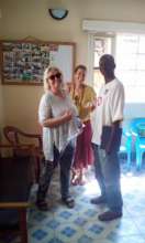 Norwegian Guests with MYRC Manager Oballah