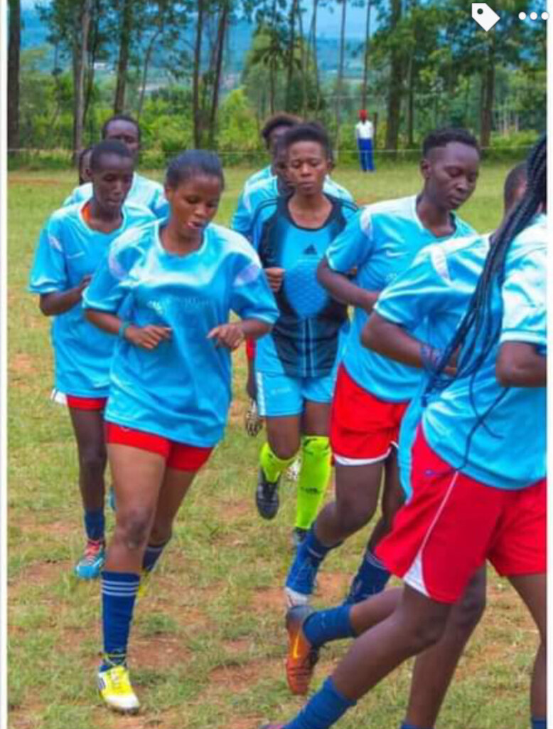 Our U-20 girls training