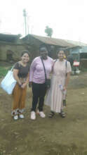MYRC Treasurer Caren with Kyra and Sarah