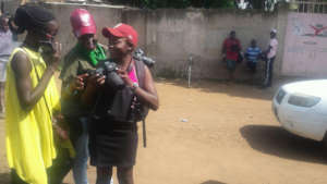 Filming mini-series Anita engages lots of talent