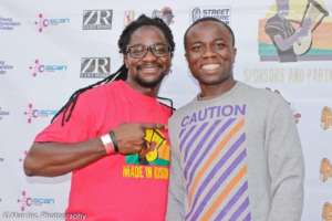 Starbell producer Malique with founder Simon