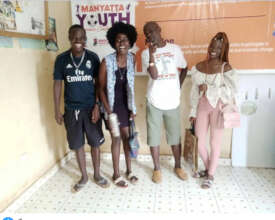 Interns from Kisumu Polytechnic focus on girls