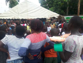 Women, men, girls and boys discuss GBV