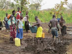 Agwata parents making bricks Jan 2013