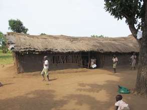 Agwata mud thatch building for Nursery students