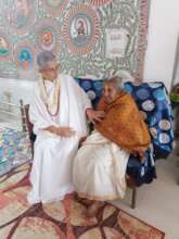 Renu Ma, all smiles with Winnie Singh