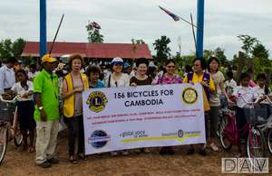 Lions Club of Singapore bicycle donation to BFT