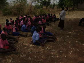 Pupils during assembly