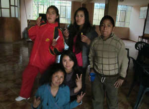 Posing for fun pictures