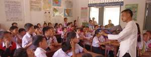 Sai at Sithan Primary School in Luang Prabang