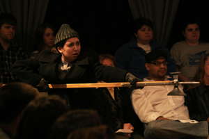 Audience Gets Up Close and Personal with Performer