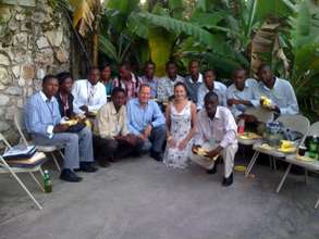 UoPeople President Reshef and Haitian Students