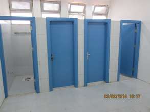 A new school bathroom renovated by JEN.
