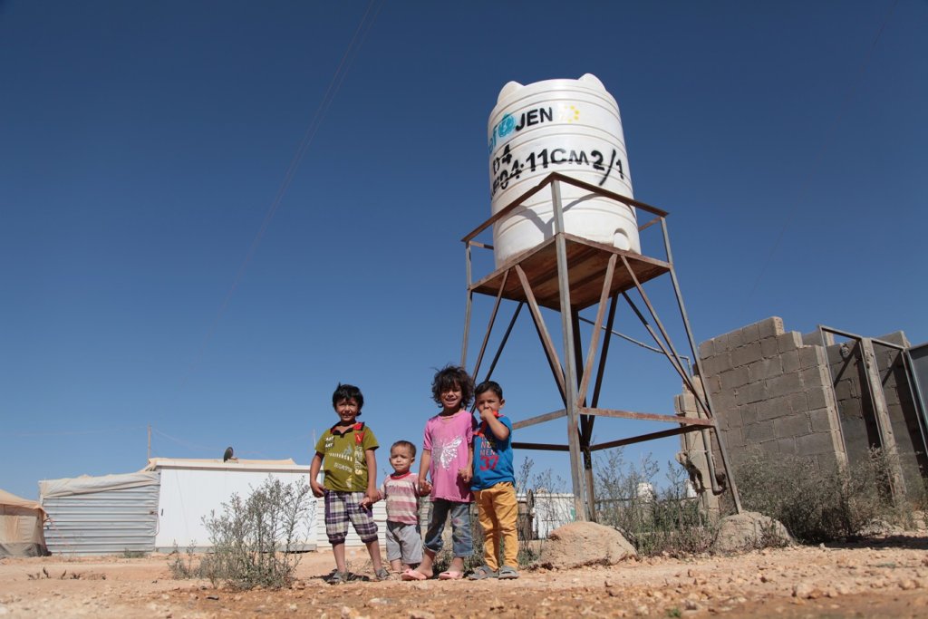 Za'atari Camp Water Tank