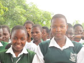 Students at Bishop Abiero Secondary School, Kenya