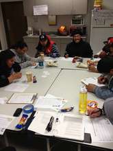 Teens participating in YEP training