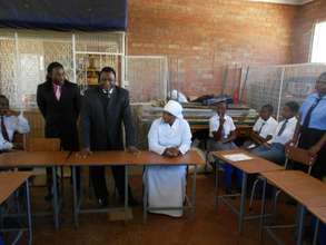Bulawayo City mayor visiting LUT students