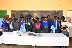 Sir Mark& Lady Moody-Stuart with Mawabeni LUT club