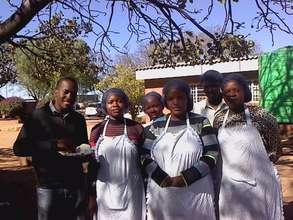 Dalumuzi with LUT-trained Mpopoma canteen owners