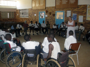 Training at King George VI School for the disabled