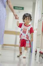 Child beneficiary of the Children's Burn Unit