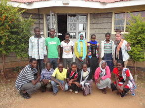 Board Member Jennie with Africa SOMA Scholars