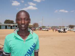 New scholarship winner at the Mile 46 market