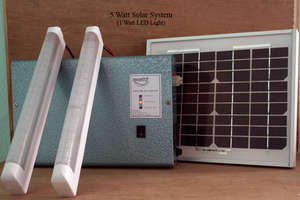 5 Watt Solar System with 1 Watt LED Light