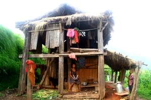 A woman with 'tukis'.