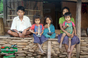 A Happy & Satisfied Family with Solar Tuki