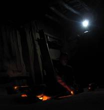 Cooking food by solar light