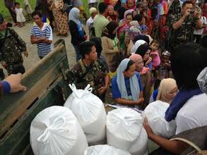 AAI Food distribution to typhoon victims