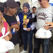 Distribution of Aid to village elders