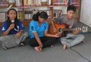 Singing with PPIK students