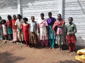 A group of tribe (beneficiary) girls