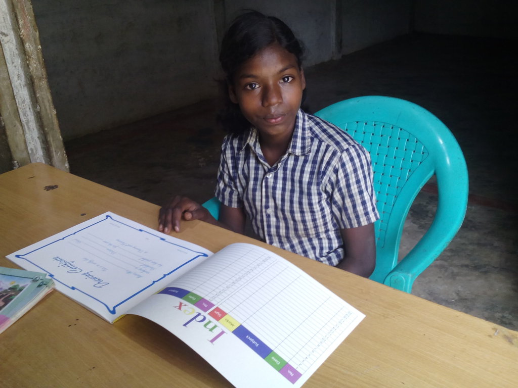 A girl beneficiary