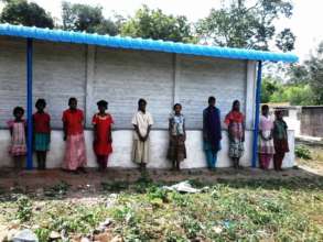 Tribe girls-Inmates are front side of the home