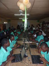 Set-Up 90 computers near Kumasi Ghana villages